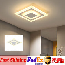 Square Led Ceiling Light Flush Mount Lamp Kitchen Bedroom Down Lighting Fixture
