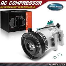 Ac Compressor W Clutch For Hyundai Accent Kia Rio 12-17 L4 1.6l Hatchback Sedan