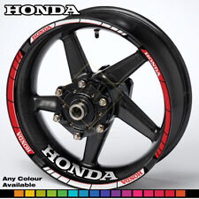 Honda Motorcycle Wheel Decals Rim Stripes Stickers Cbr Cb Fireblade Any Colour