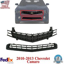 Front Upper Lower Bumper Grille For 2010-2013 Chevrolet Camaro Ls Lt Models
