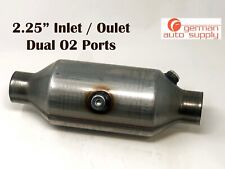 2.25 Universal Catalytic Converter - 608895 - Dual O2 Port - German Auto Supply