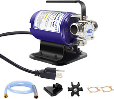 Water Transfer Pump Hose Kit 115v 110hpportable Electric Self Priming Utility