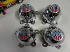 Set Of 4 Us Mags Wheels Chrome Custom Wheel Center Cap 1002-20