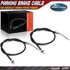 2xrear Leftright Side Parking Brake Cable For Chevrolet Camaro Pontiac Firebird