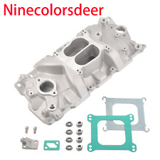 Aluminum Spread Bore Intake Manifold For Sbc Small Block Chevy 55-95 305 327 350