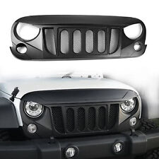 Front Transformer Grille For 2007-2018 Jeep Wrangler Jk Jku Accessories Replace