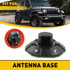 1 Car Antenna Base Cover Glossy Black For 2007-2021 Jeep Wrangler Jk Jl Jt Parts