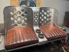 Iron Ace Hot Rod Seats 40 Rat Rod Bomber Bench W Cushions