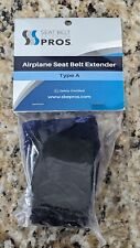 Seat Belt Extender Type A Pros Airplane Safety Certified Includes Case New