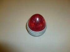 Vintage Tail Light Domed Screw On Red Lens Auto Car Tractor Truck 2 12