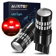 Auxito 3157 3156 Led Turn Signal Brake Light Bulb Canbus Anti Hyper Flash Red 2x