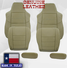 2002 2003 2004 2005 Ford Excursion Limited New Real Leather Seat Covers In Tan