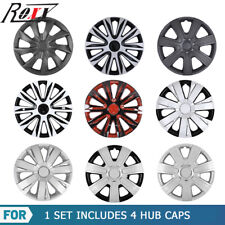 14 15 16 17 Set Of 4 Wheel Covers Snap On Full Hub Caps Tire Steel Rim