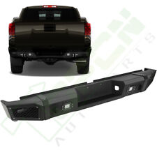 Powder Coated Black Rear Bumper Assembly With 4x Lights For 07-13 Toyota Tundra