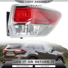 For 2014-2016 Toyota Highlander Outer Tail Light Assembly Passenger Right Side