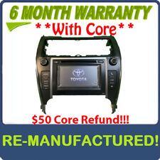 Reman 12-13 Toyota Camry Touch Screen Display Lcd Radio Cd Mp3 Aux Oem