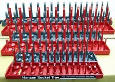 Hansen Socket Organizer Holder Storage Trays - 14 38 12 - Sae Metric