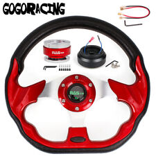 13 Red Steering Wheel Quick Release Hub Adapter For Honda Civic 96-00 Ek