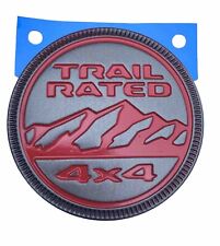 Jeep Trail Rated 4x4 Wrangler Gladiator Badge Emblem Fender Medallion Mopar Oem