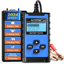 Autophix 12v 24v Car Battery Tester Alternator Charging Cranking System Analyzer