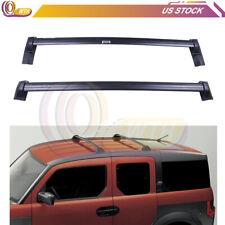 Roof Rack Set Cross Bar For 2003-2011 Honda Element Black Luggage Cargo Carrier