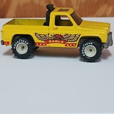 Vintage Hot Wheels Real Riders Yellow Eagle Truck 1977 White Hubs Light Broken