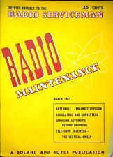 Oscillators And Converters -radio Maintenance Magazine March 1947