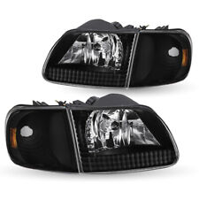For 1997-2003 Ford F150 Expedition 97-03 Black Headlightscorner Signal Lamp Lr
