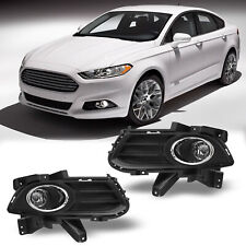 Fog Lights For 2013 2014 2015 2016 Ford Fusion Front Bumper Lamp Pair Wiring Kit