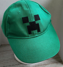 Jinx Minecraft Embroidered Creeper Youth Snapback Adjustable Baseball Cap Hat