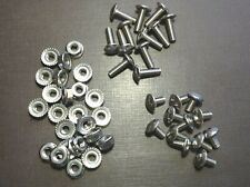12 Pcs 10-32 X 38 12 Pcs 10-32 X 58 Stainless Steel Rivet Screws Nuts Ford