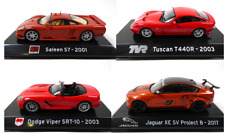 Set Of 4 Sports Cars Saleen Tvr Jaguar 143 Ixo Model Supercars Diecast Sl20