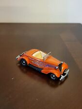 Hot Wheels 100 Preferred 1934 Ford Roadster Orange With Real Riders