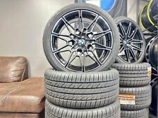 20 Gloss Black Machined M Style Wheels 5x112 Rims Tires Bmw 2 3 4 5 M2 M3 M4 M5