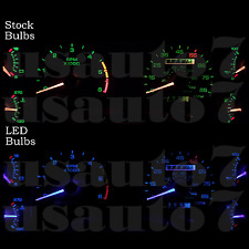 New Dash Cluster Gauge Blue Led Light Bulbs Kit Fits 79-93 Ford Mustang 3rd Gen