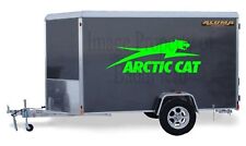 Two Custom Arctic Cat Huge Vinyl Decals 60x21 Trailer Snowmobile Stickers New