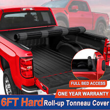 6ft Low Profile Hard Roll-up Tonneau Cover For 2019-2022 Ford Ranger Truck Bed