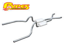 1965-1970 Ford Mustang 260 289 302 351w Pypes 2.5 Exhaust System Kit W X Pipe