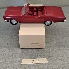 66 Chevy Impala Ss 396 Red Conv. Dealer Promo Model Box 24