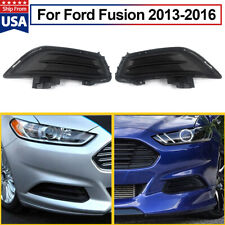 Leftright Front Bumper Insert Fog Light Lamp Covers Fit 2013-2016 Ford Fusion