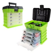 Durable Storage Tool Organizer Utility Box-4 Drawers For Hardware Fish Tackle