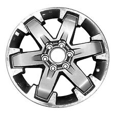 Refurbished Flange Cut Medium Charcoal Metallic Aluminum Wheel 16 X 7 403009bk5a