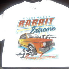 Vintage Volkswagon Vw Rabbit Extreme Shirt Medium White Racing Equipment New