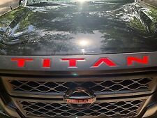 Nissan Titan Grill Inlay Decals