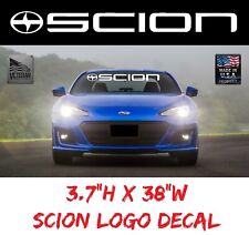 Scion Windshield Logo Banner Decal 38 Sticker Racing Xb Tc Iq Xd Sport Turbo