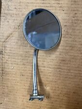 Vintage Yankee Side Rear View Clamp On Mirror 4 Round Auto Car Truck Hotrod