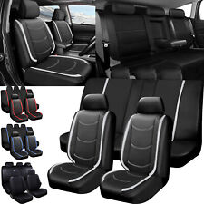For Toyota Tacoma Crew Cab 4-door 2007-2023 Car Seat Covers Pu Leather Full Set