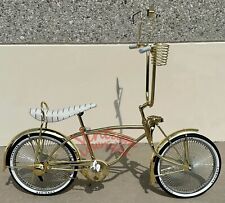 20 Vintage Lowrider Gold Bike W144 Spoke Hight End Chrome Rims Lowrider Tire