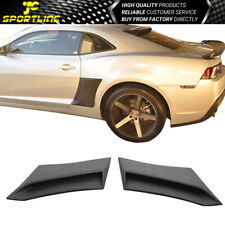 Fits 10-15 Chevy Camaro Side Rear Body Scoops Unpainted Pair - Pu
