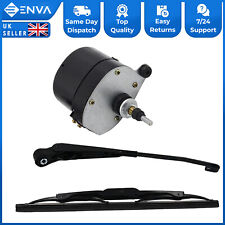12v Universal Windscreen Wiper Motor With Arm And Blade For Willys Jeep Tractor